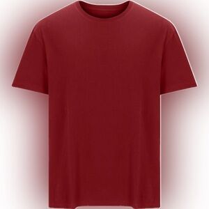 George Deep Red Short Sleeve Moisture Wicking Tee